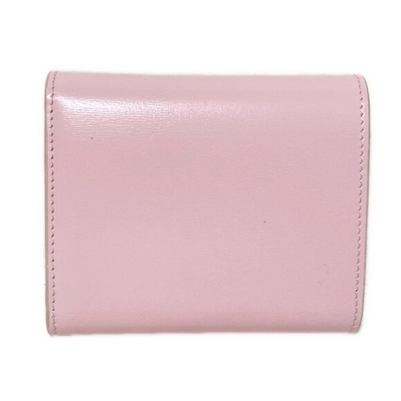 CELINE Small flap wallet Triomphe - Light Pink Shiny Calfskin 554-071125 - Picture 2 of 9